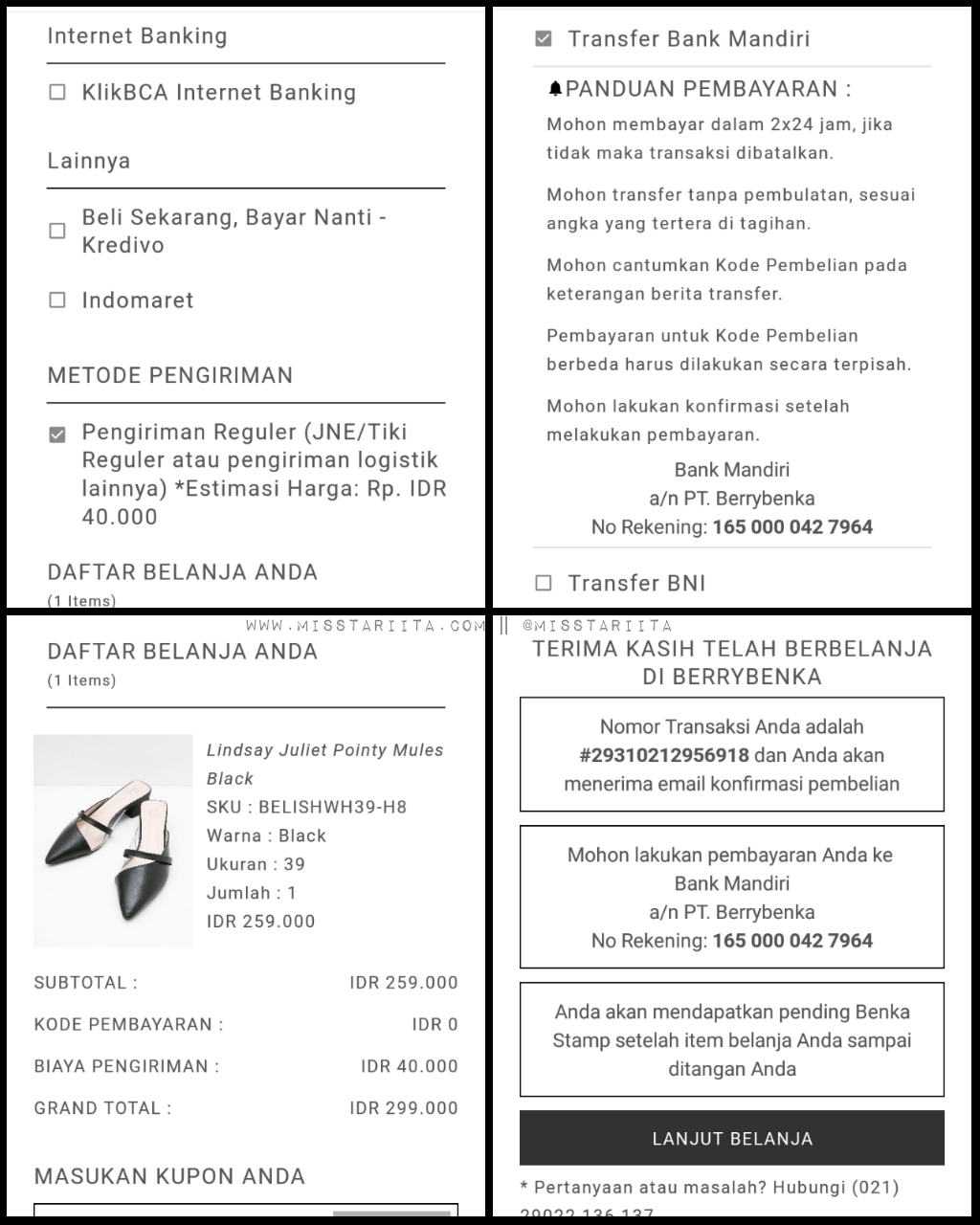 Pengalaman Belanja Di Berrybenka Realpict Sesuai Banget Beauty Blogger Medan Misstariita