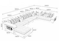 Tamaños y planos de sofás y sillones