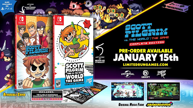 Scott Pilgrim vs. The World: The Game ? Complete Edition (Switch) se torna o maior lançamento da Limited Run Games