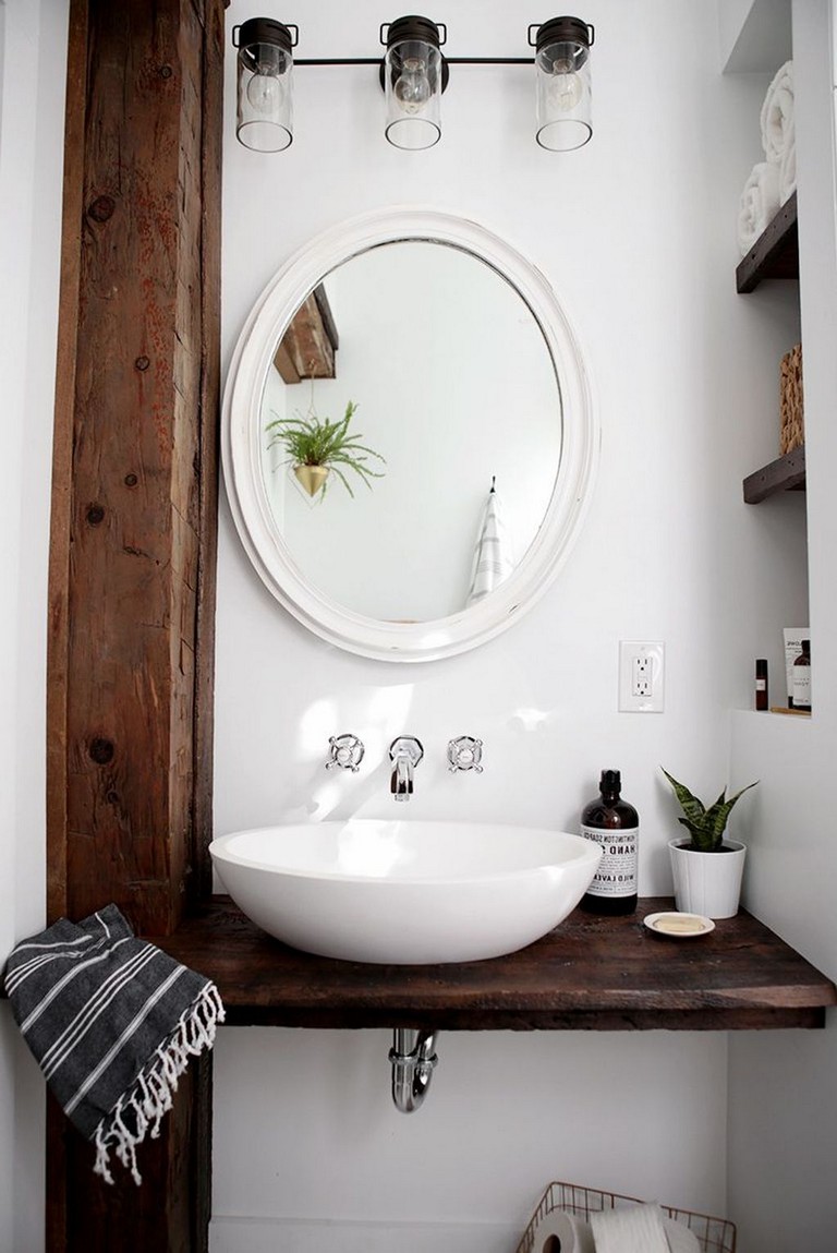 30 THE TOP RUSTIC SMALL BATHROOM IDEAS WITH WOODEN DECOR Home Manggeng