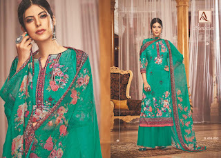 Alok Suits Ankan Velvet Viscose Salwar Kameez 