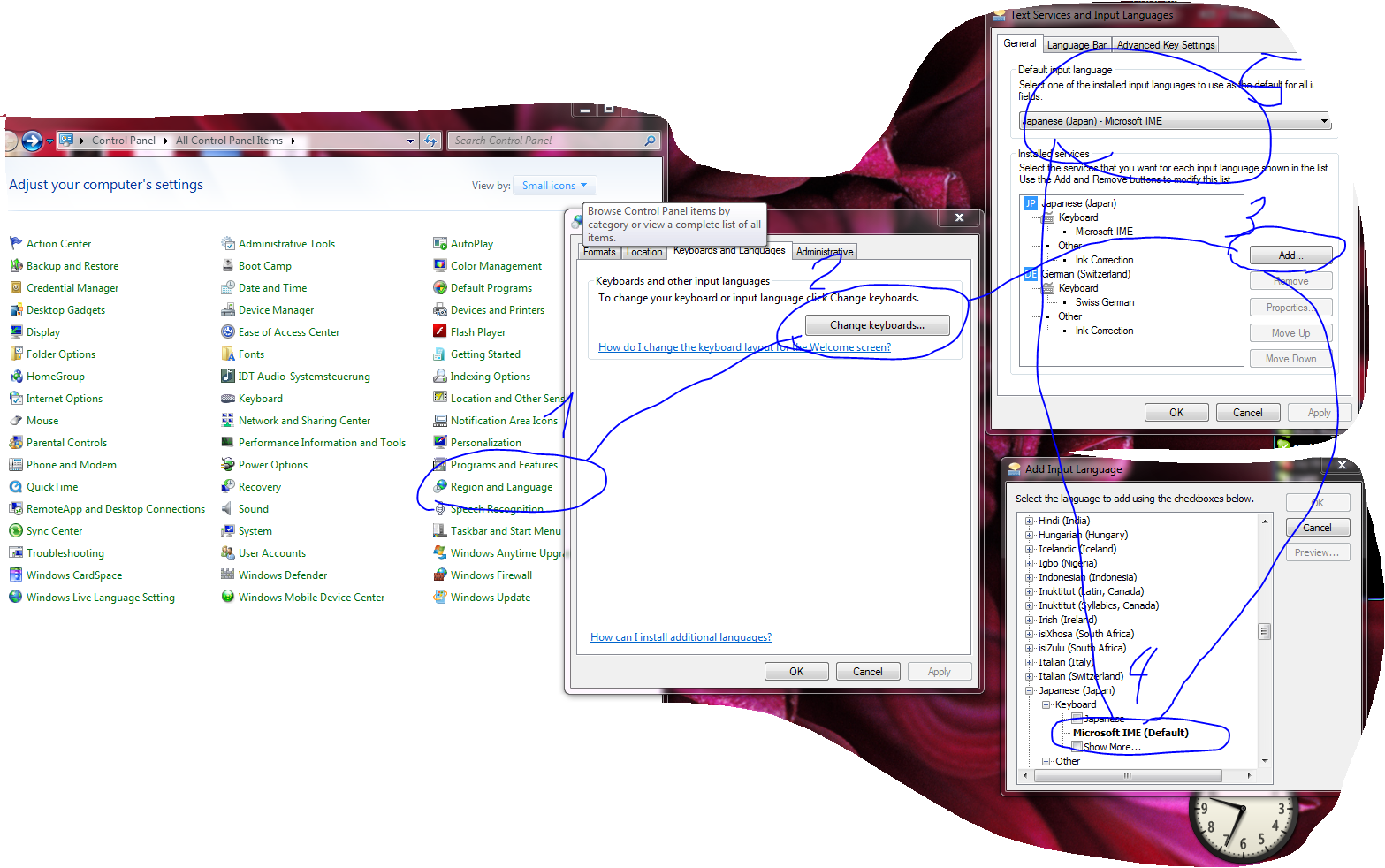 NEJTJ HOWTO Japanese IME with non Japanese Keyboard in Windows 7
