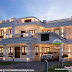 5 bedroom grand and stylish Kerala home design