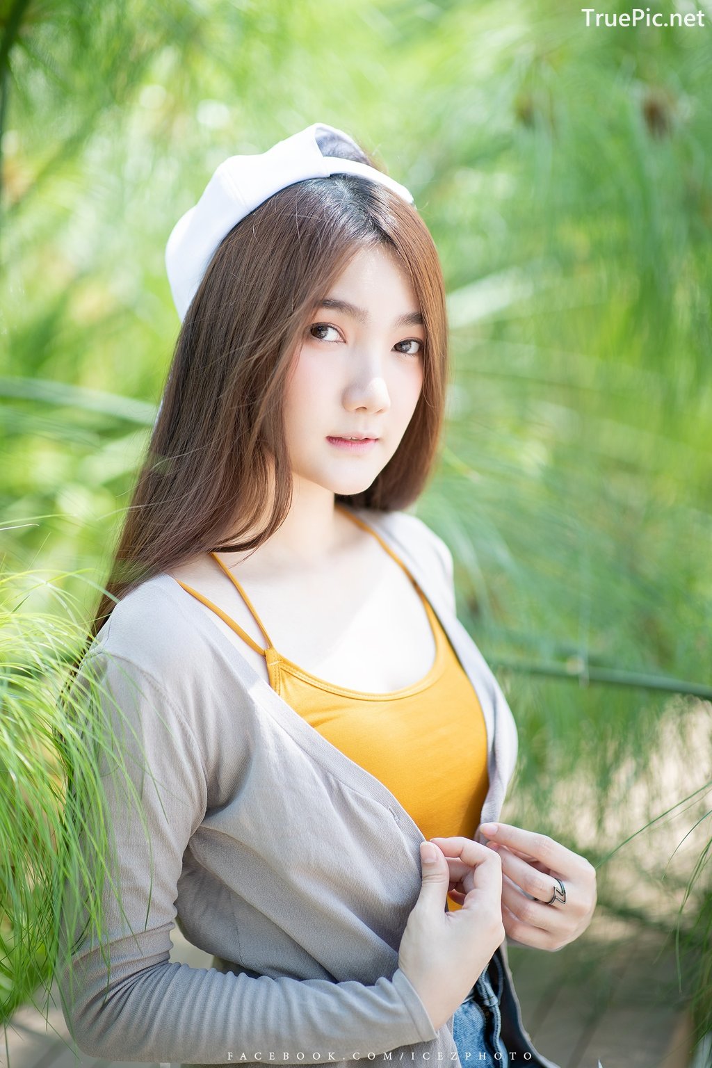 Image-Thailand-Cute-Model-Creammy-Chanama-Beautiful-Angel-In-Flower-Garden-TruePic.net- Picture-28