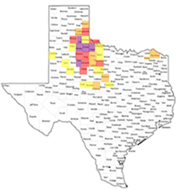 Retiring Guy's Digest Population loss in Texas Comanche