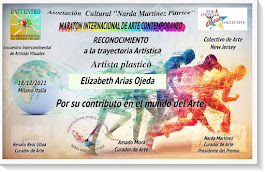 Reconocimiento Maratón Internacional de Arte Conteporáneo Milano-Italia 12-18-2021