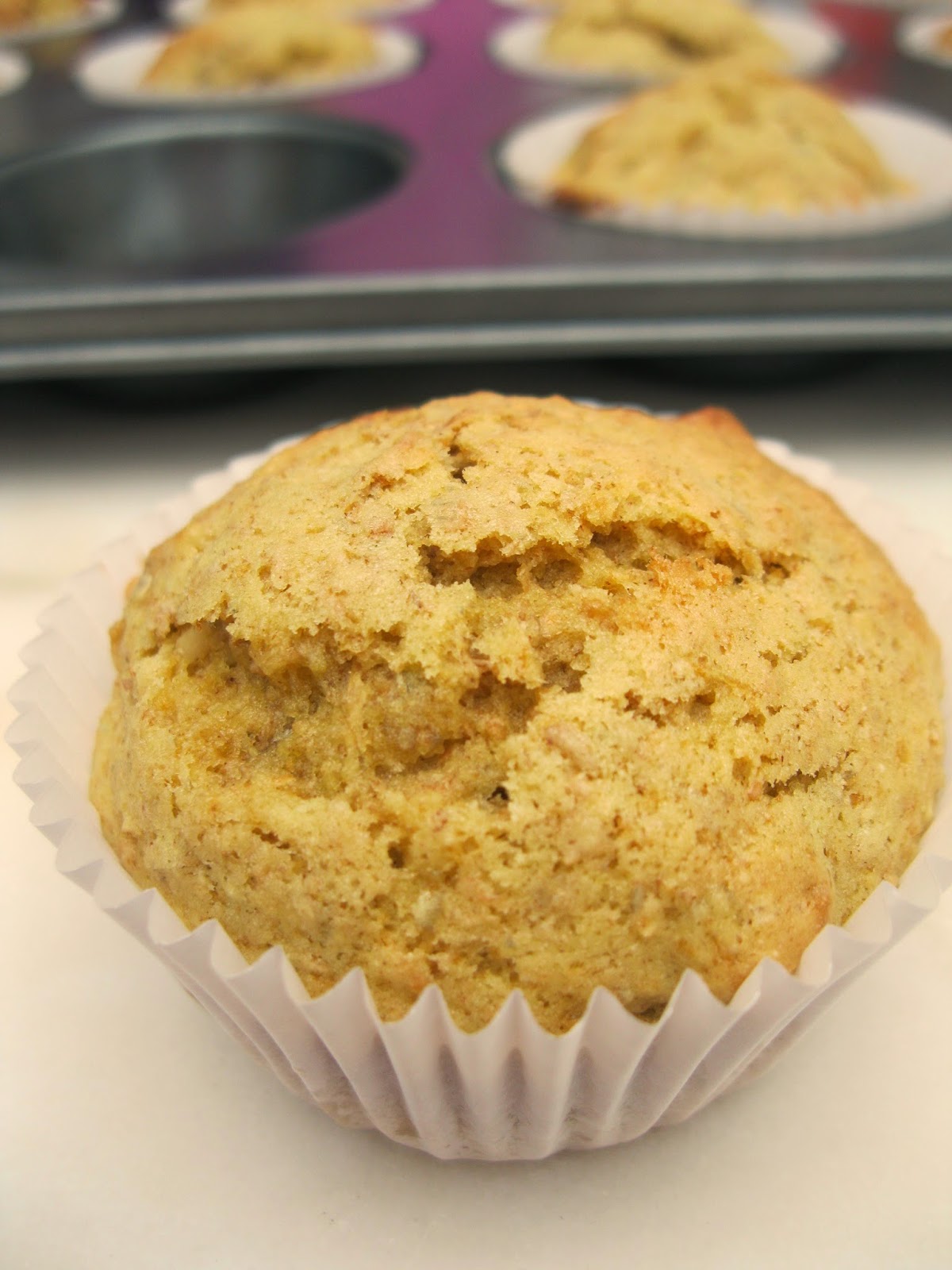 Tysha na Cucina Muffins de Banana com Nozes
