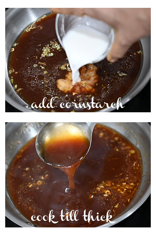 make sauce for orange cauliflower