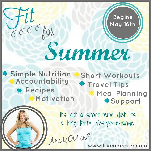Fit for Summer Challenge, Beachbody Challenge Group, Clean Eating, Healthy Eating, Meal Planning, 21 Day Fix, 21 Day Fix Meal Plan, Short Workouts, 30 Minutes Workouts, Lisa Decker, Successfully Fit, 