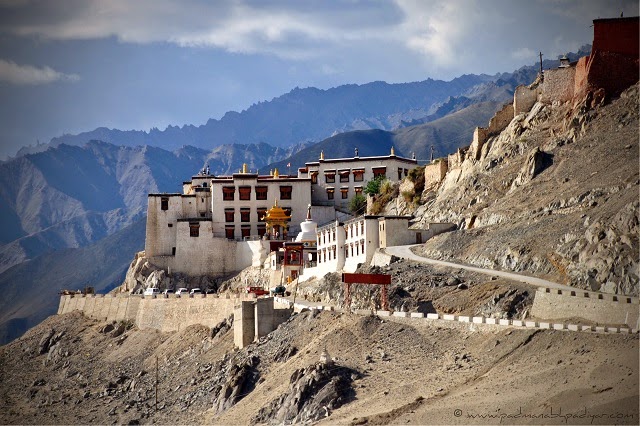 Spituk Gompa - Beautiful yet precariously placed monastery in Leh, Ladakh