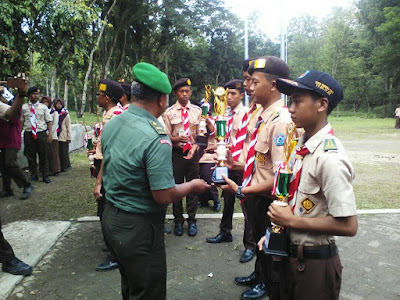 UPACARA  PENUTUPAN GLADI  WIDYA  WIRA  KARYA  SAKTI  KWARCAB  SRAGEN