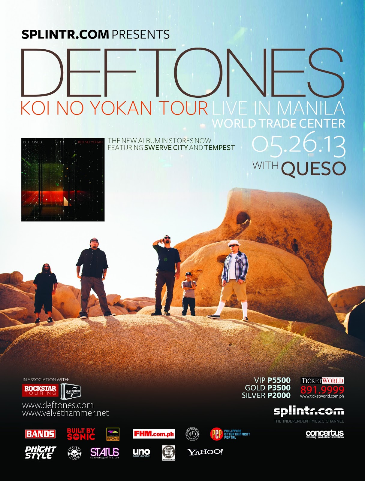 deftones tour archive