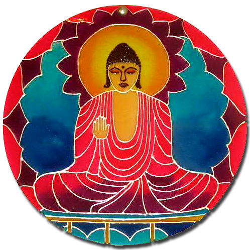 Cristal Art Blog: Lord Buddha in a Round Glass