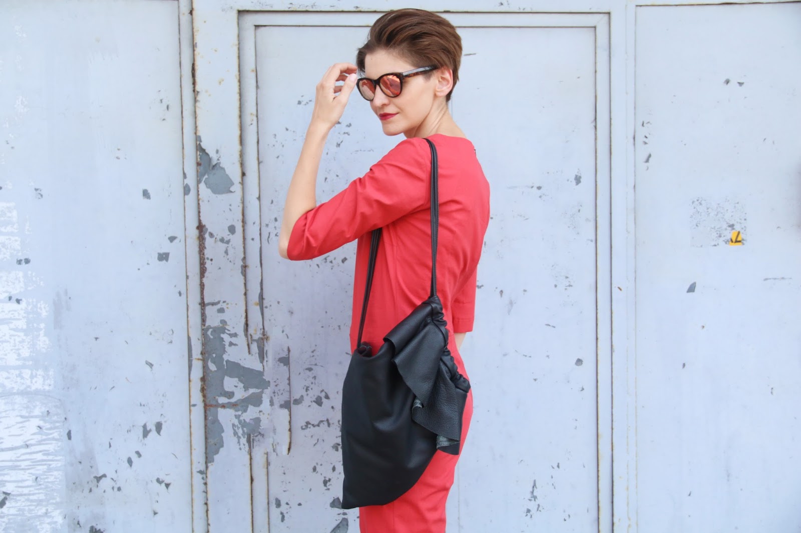 Letnia stylizacja * Czerwony kombinezon | Novamoda Style