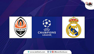 بث مباشر مباراة ريال مدريد ضد شاختار مباشرة في دوري ابطال اوروبا