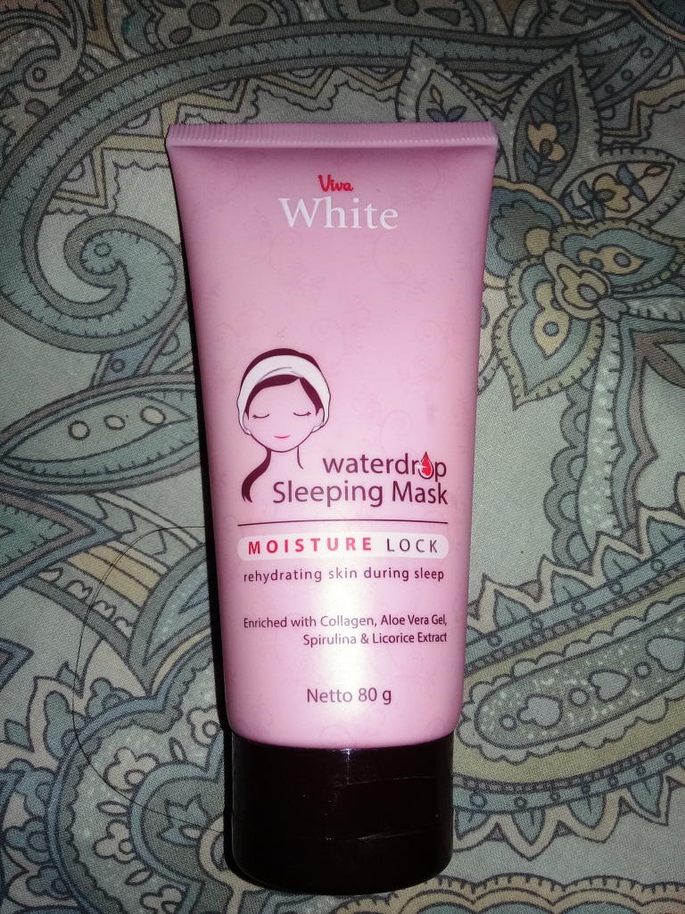 Review Waterdrop Sleeping Mask by Viva White Helka Sari Rezeki