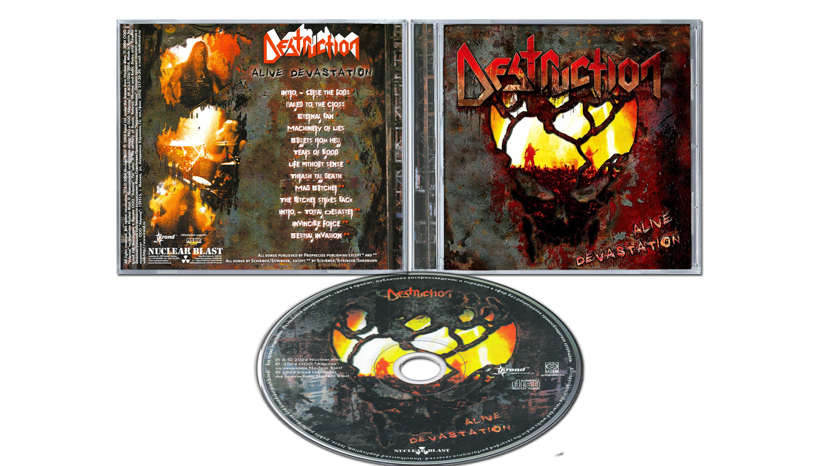 Destruction Live Discharge DVD + Audio CD