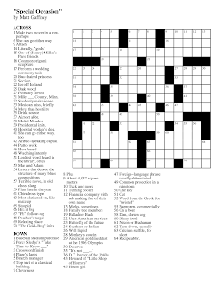 special crossword june mgwcc 29th friday occasion