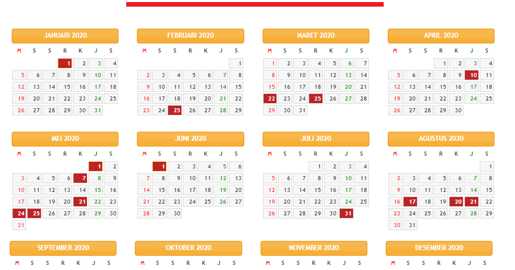 Kalender 2021 Dan Hari Libur Newstempo