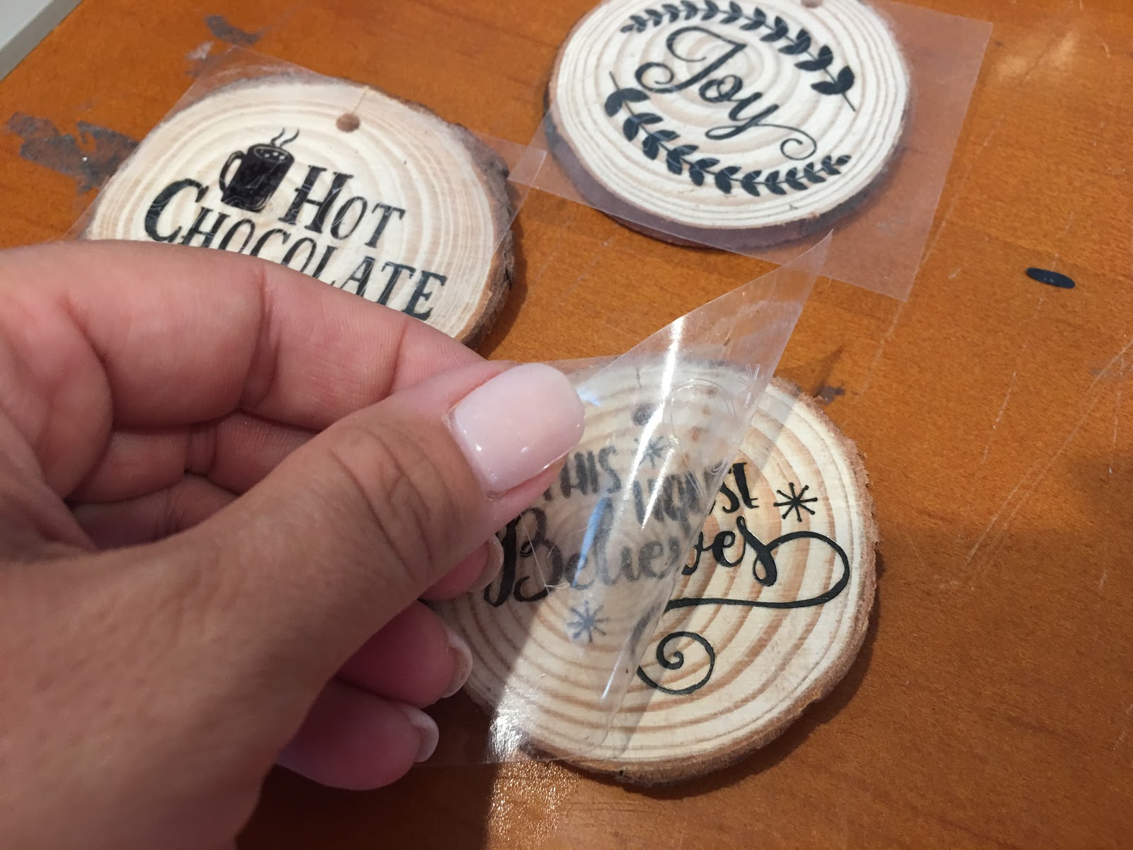 How to Add HTV to Wood Slices with a Heat Press Silhouette School