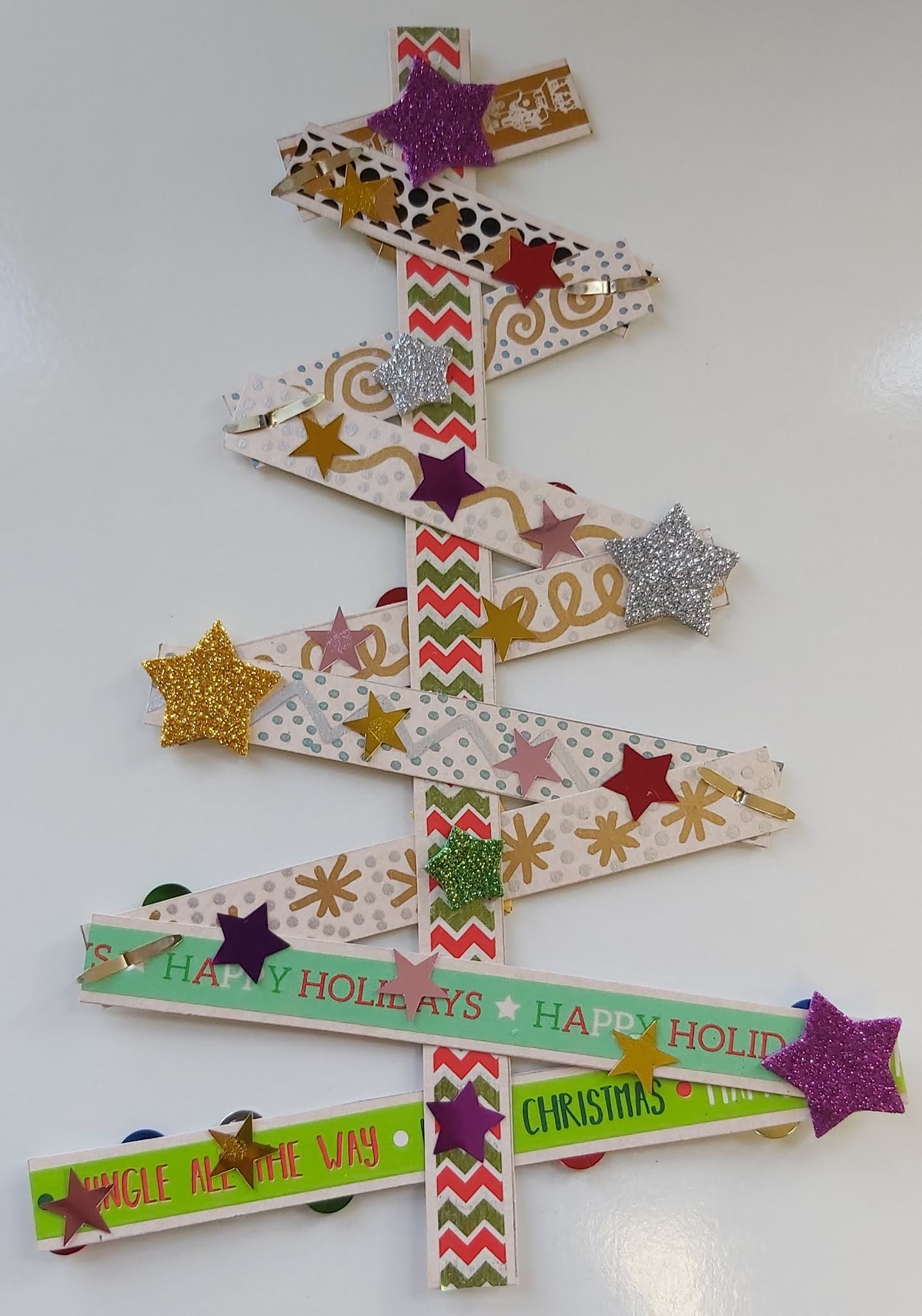 Amiscol Bricolage d'un sapin de Noël