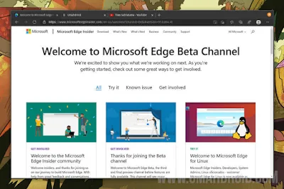 Menjalankan Microsoft Edge di Ubuntu Terbaru