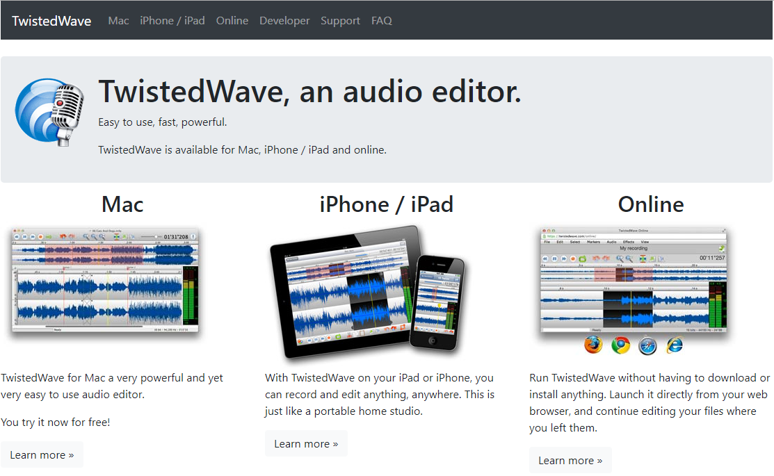 Free Audio Editors Software Download for Linux , Mac and Windows