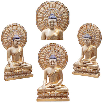 White Marble Bhumisparsha Buddha White Marble Bhumisparsha Buddha