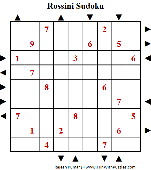 Rossini Sudoku (Fun With Sudoku #118)