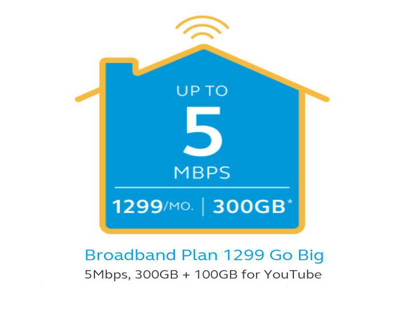 globe broadband business plan 1299