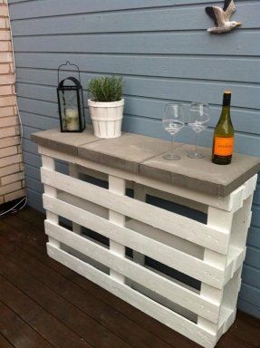 Ideas low cost para terrazas con palets