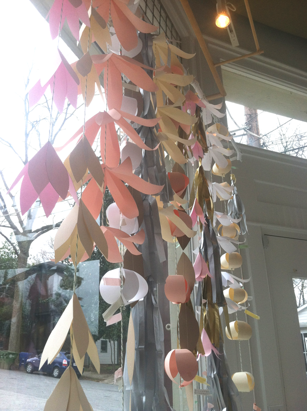 blabla kids: Hanging Paper Garden DIY