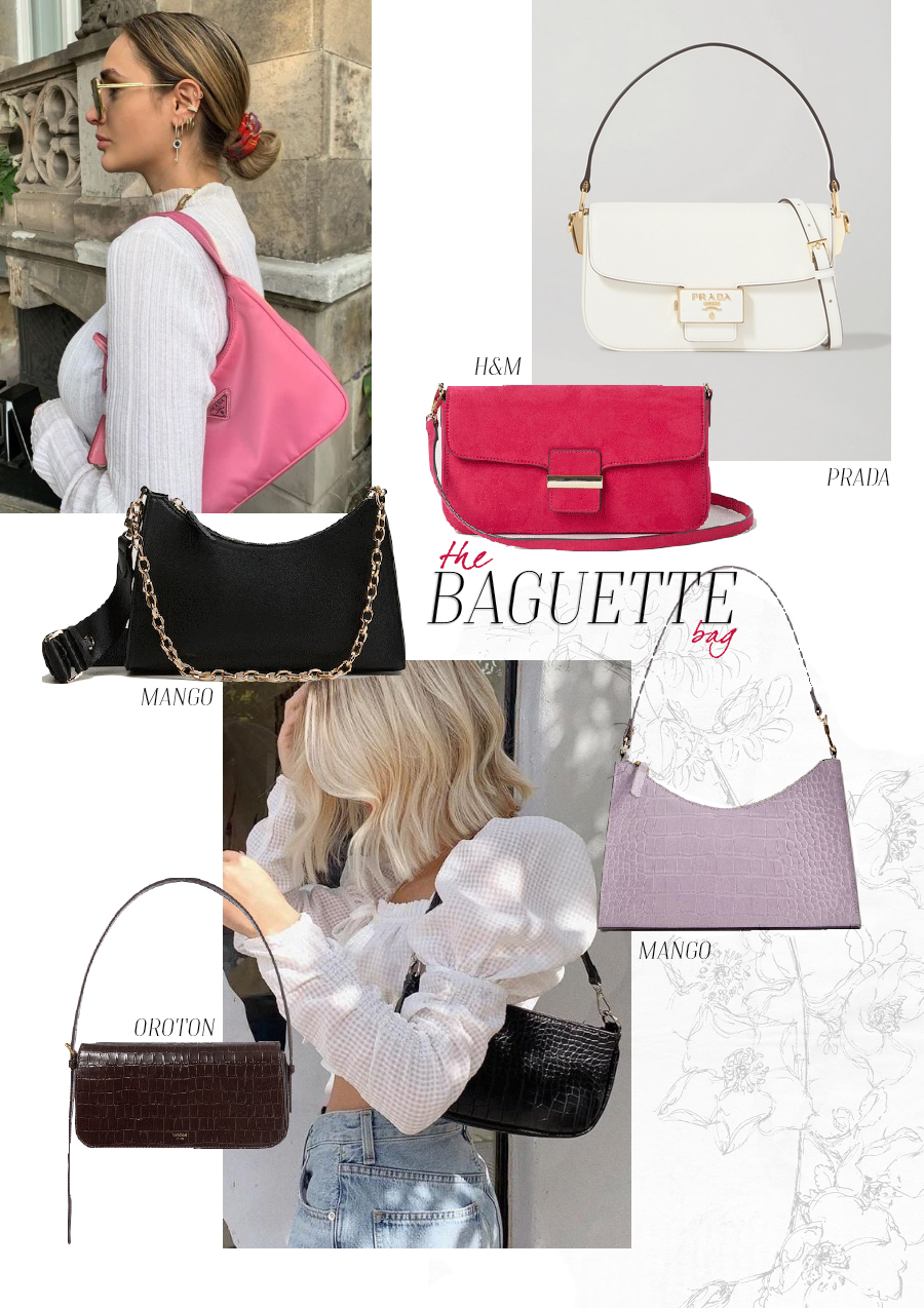 Trend Spotting Baguette Bags GOLDEN SHIMMER