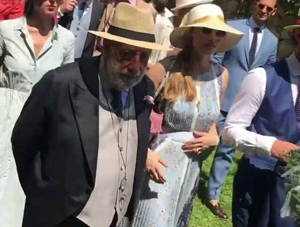 Beatrice Borromeo wore Luisa Beccaria Dress from Spring-Summer 2017. Lucilla Bonaccorsi and Filippo Richeri Vivaldi Pasqua wedding