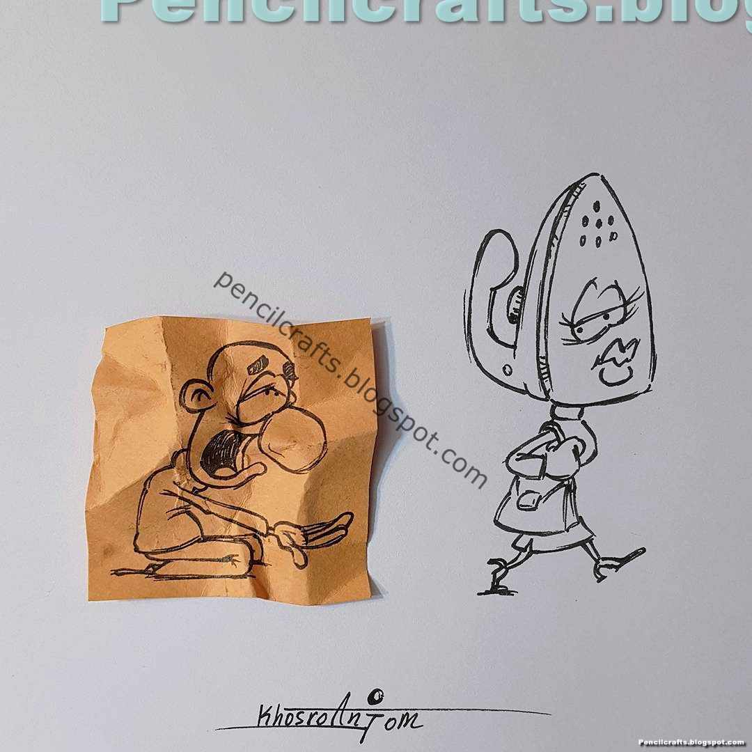 Easy Cartoon Pencil Drawings | Cartoon Easy pencil Drawings - Pencil Crafts