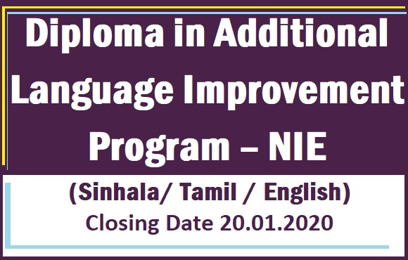 Diploma in Additional Language Improvement Program - NIE