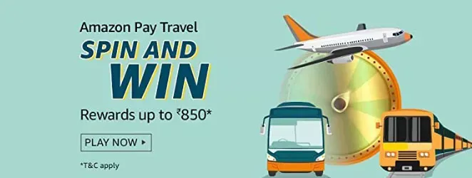  Amazon Pay Travel Spin and Win