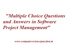 multiple choice questions in Software Project management