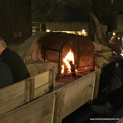 fireplace at Outdoor Forest Theater in Carmel, California