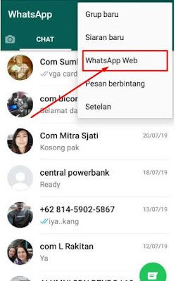 Cara Membuka Whatsapp Web