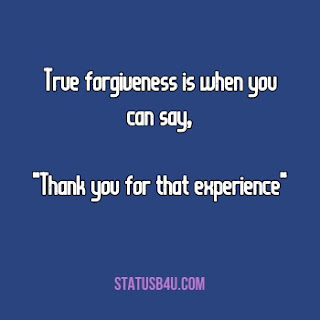 Forgiveness Status