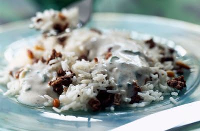 Lebanese rice with mince