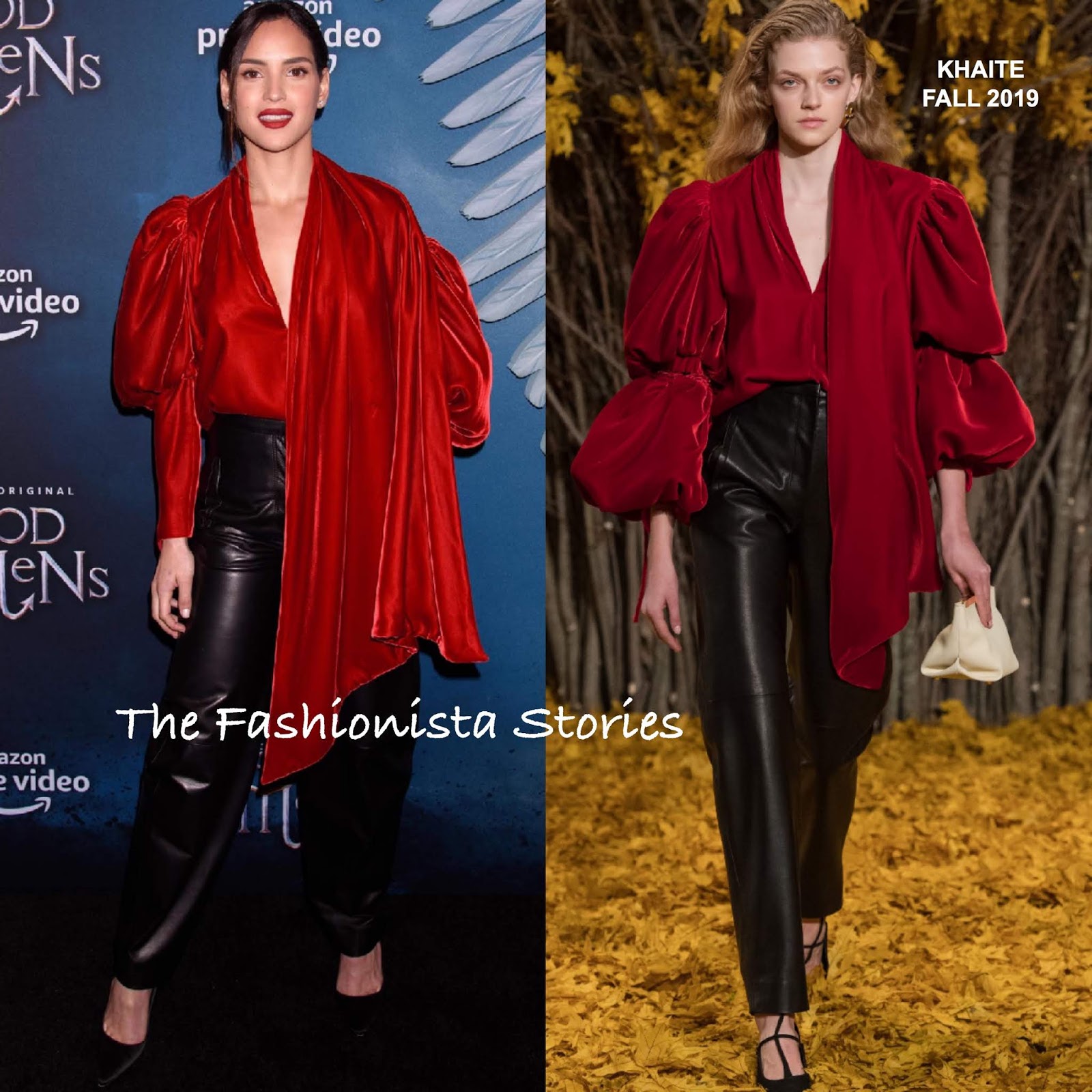 Adria Arjona in Khaite, Sies Marjan & Christian Dior Couture Promoting