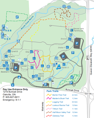 Bronte Creek Provincial Park Map Teena In Toronto: Bronte Creek Park, Burlington, On