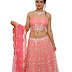 Women's Chaniya Choli (Pink_Large)