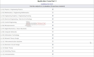 How to fill AFCAT 02/2013 Online Application Form