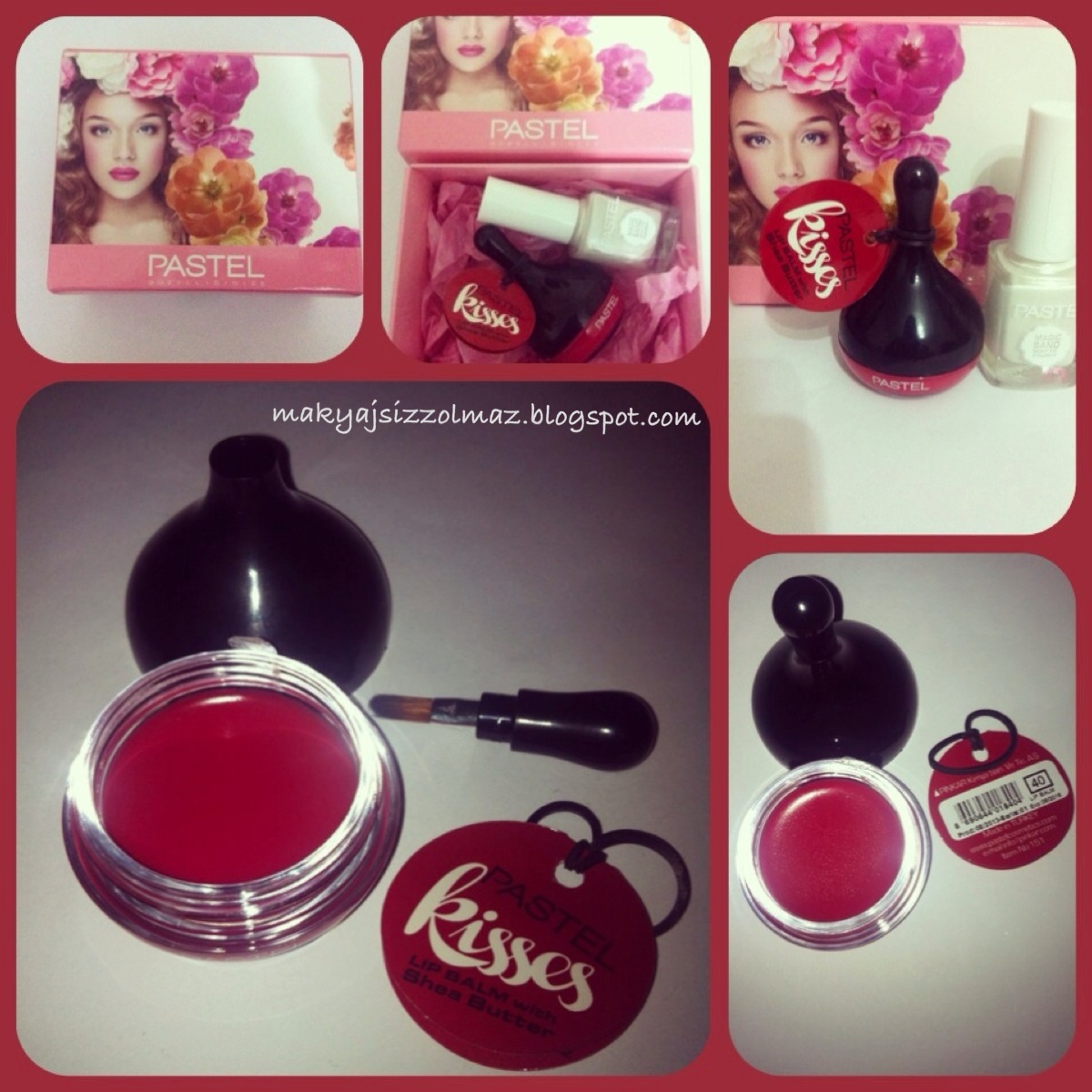 Makyajsız Olmaz PASTEL Kisses Lip Balm With Shea Butter