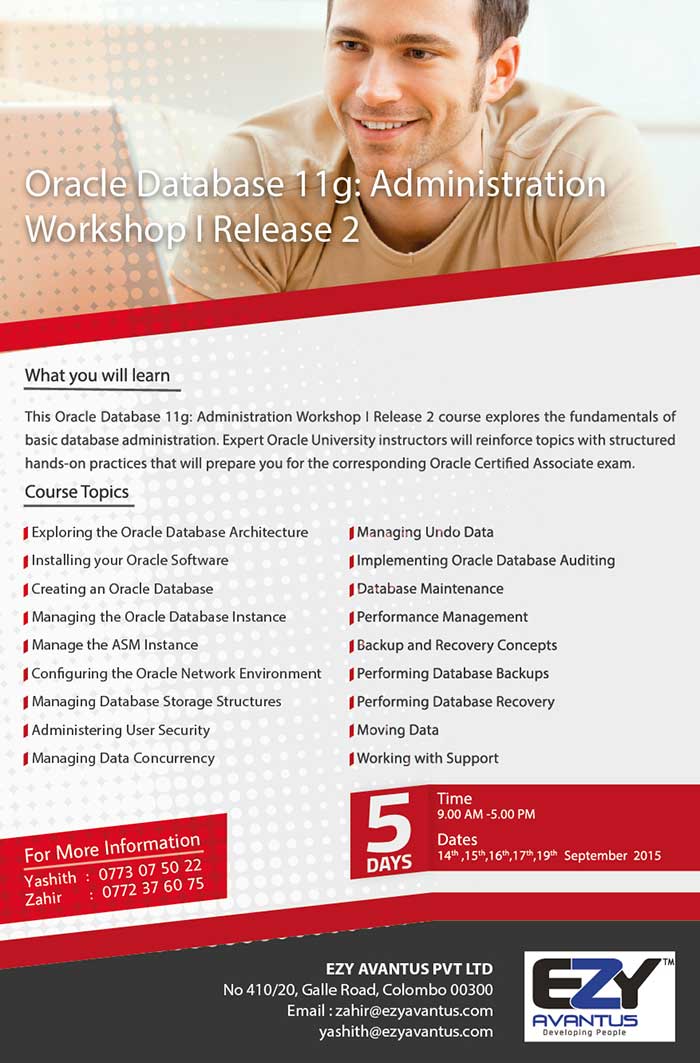 Oracle Databse 11g: Administration Workshop I Release 2.