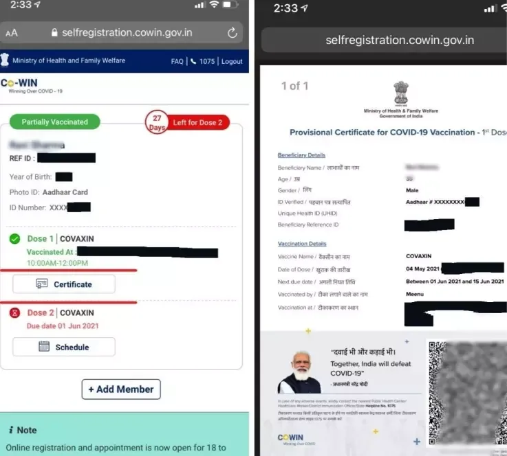 How to Download covid Vaccine Certificate, When to get it, Who gets it  Digilocker, Without Reference Number, From Cowin, Arogya setu App, PDF, by Aadhar Number, by name, by samagra id , by mobile number, by family member name.