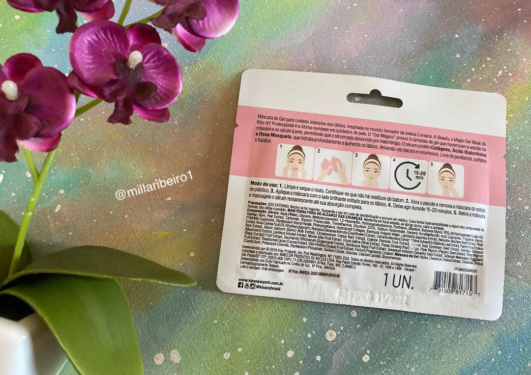 Magic Gel Lip Mask Kiss NY Máscara de Gel para Lábios.